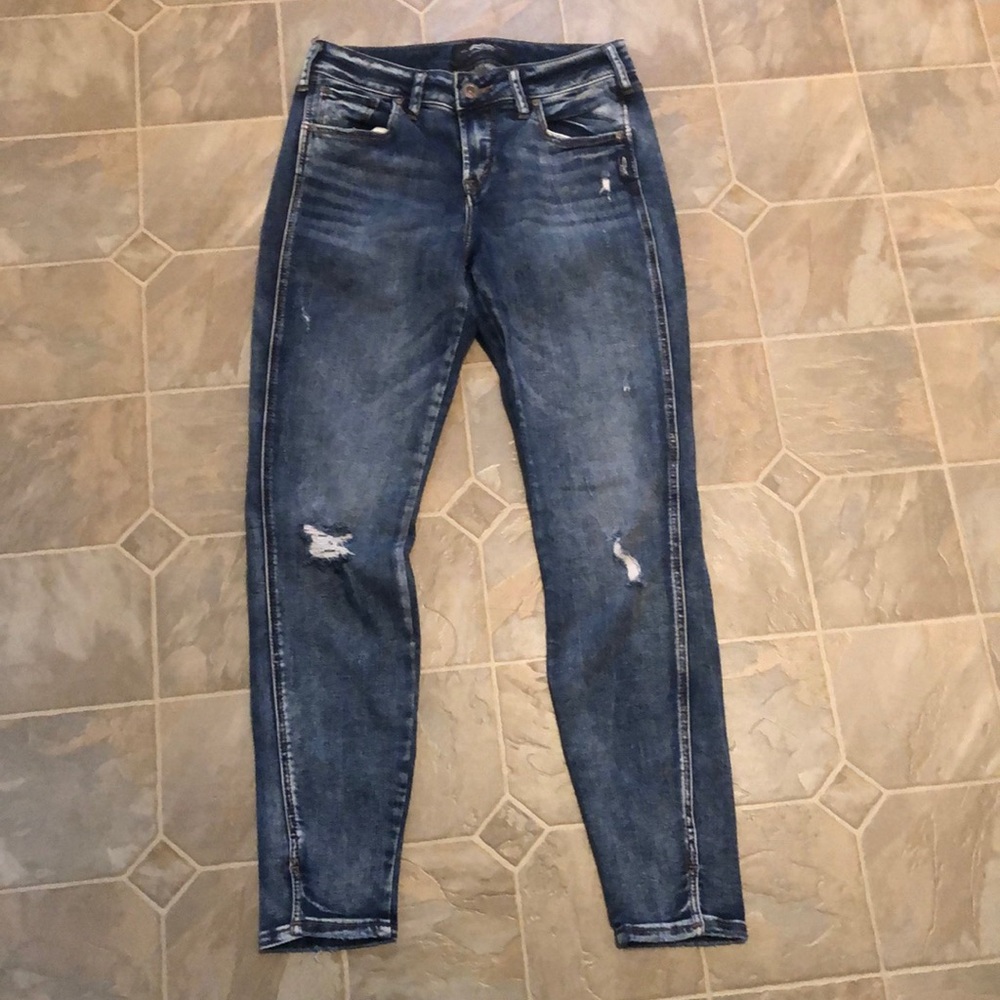 Silver Avery ankle skinny jeans